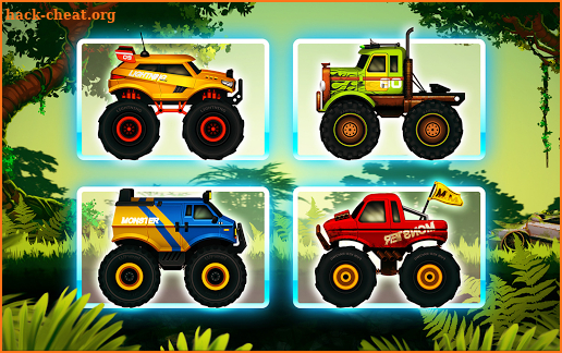 Jungle Monster Truck Adventure Race screenshot