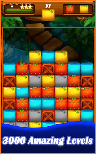 Jungle Puzzle - Cubes Pop Game screenshot