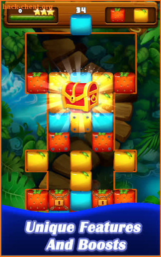 Jungle Puzzle - Cubes Pop Game screenshot