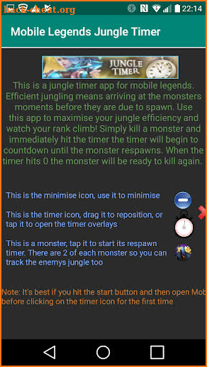 Jungle Timer for Mobile Legends screenshot