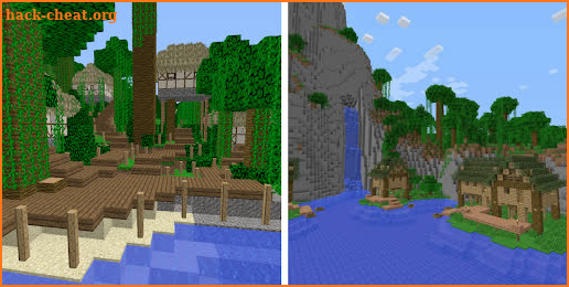 Jungle Village Maps for Minecraft screenshot