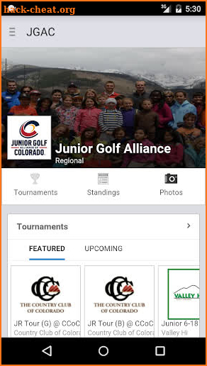 Junior Golf Alliance Colorado screenshot