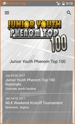 Junior Youth Phenom Top 100 screenshot