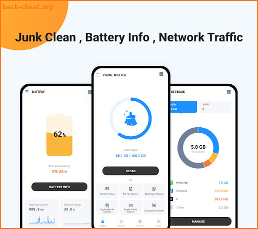Junk Cleaner - Ora PhoneMaster screenshot