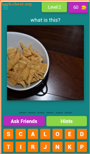 junk food quiz screenshot