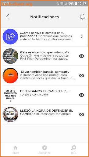 Juntos por el Cambio screenshot