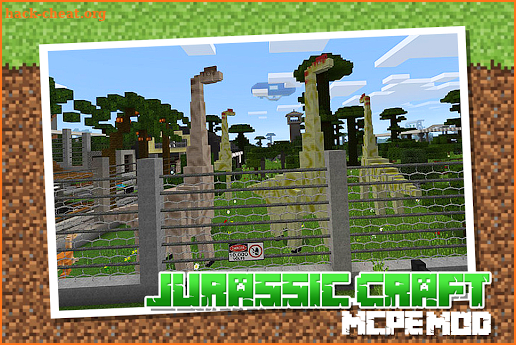 Jurassic Craft World MCPE Map screenshot