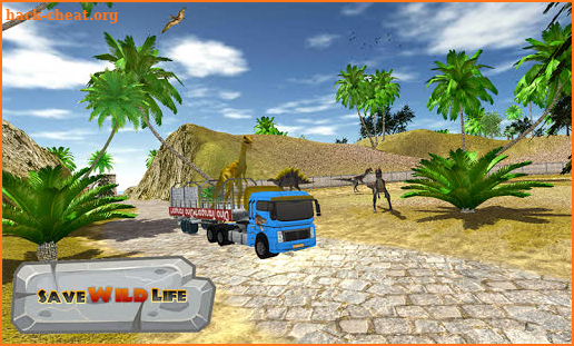 Jurassic Dinosaur Transport Truck Driver Game 2K20 screenshot