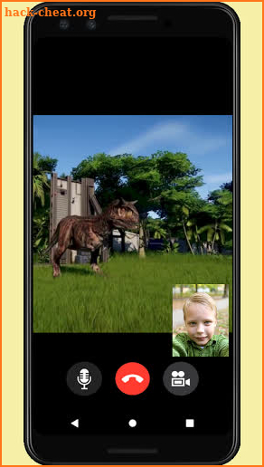 Jurassic Fake Call - Dino World Prank Dial screenshot