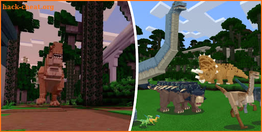 Jurassic Park Map for Minecraft screenshot