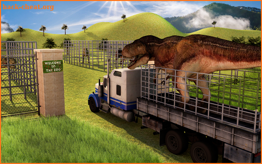 Jurassic World Dino Transport Truck: Dinosaur Game screenshot