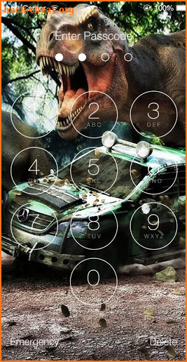 Jurassic World HD Lock Screen screenshot