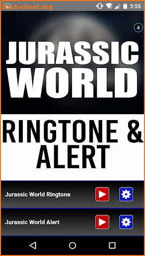 Jurassic World Ringtone Alert screenshot
