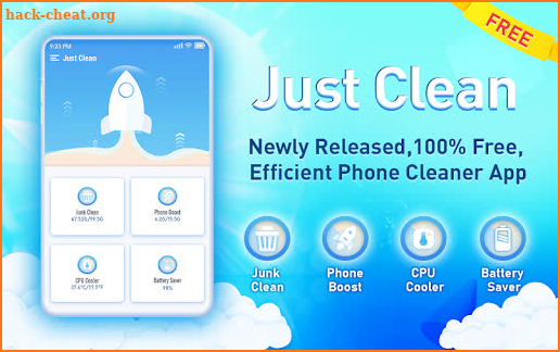 Just Clean - Cleaner, Booster, Phone Optimizer screenshot