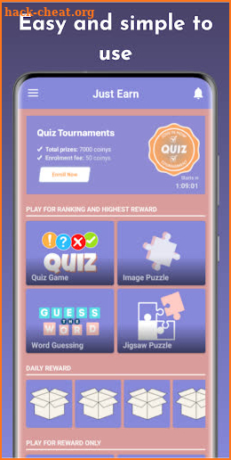 Just Earn - Play Games and Win screenshot