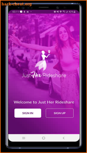 Just Her Rideshare - Rider screenshot
