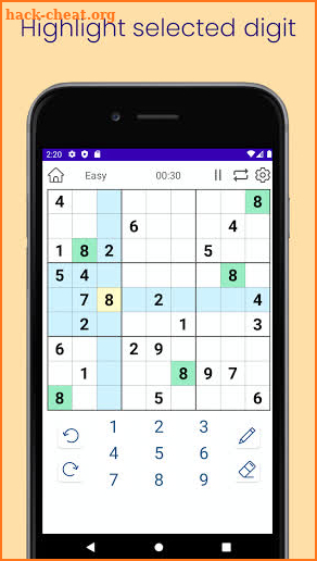 Just Sudoku screenshot