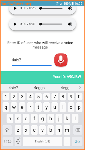 Just Voice Messages screenshot