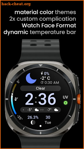 Just Weather: Watch Face screenshot