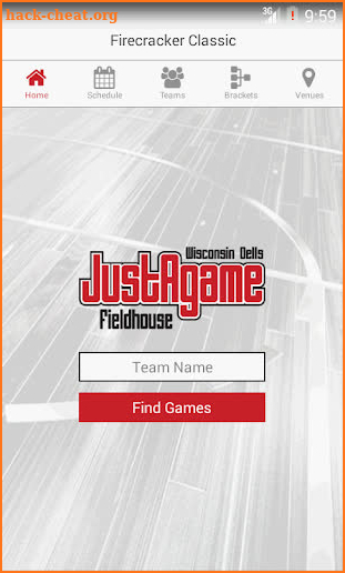 JustAgame Fieldhouse screenshot
