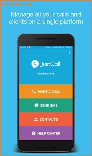 JustCall.io Cloud Phone System screenshot