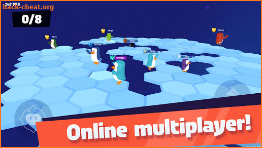 JustFall.LOL - Multiplayer Online Game of Penguins screenshot