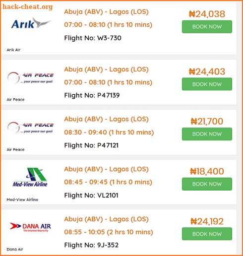 JustFly.ng - Booking Portal for All Local Flights. screenshot