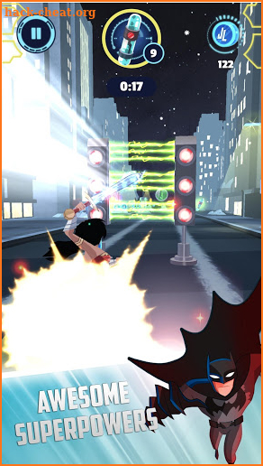 Justice League Action Run screenshot