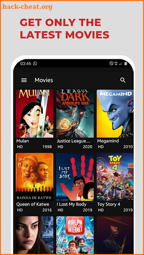 justMOVIE - Unlimited Movies & Live TV screenshot