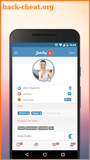 JustSayHi- Dating App. Chat & Meet Singles Nearby screenshot