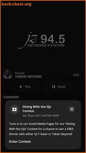 JZ 94.5 screenshot