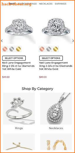 K Jewelry Outlet screenshot