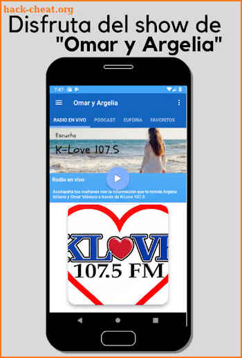 K Love 107.5 FM - Omar y Argelia screenshot