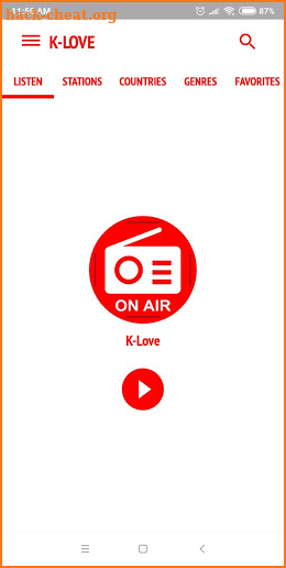 K Love Radio Station screenshot