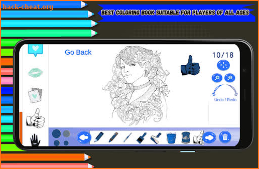 K-pop Coloring game bts screenshot