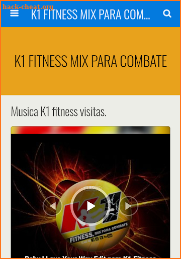 K1 FITNESS MIX PARA COMBATE screenshot