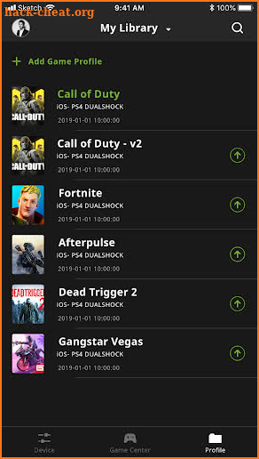 K2 Mobile Game Dock App screenshot