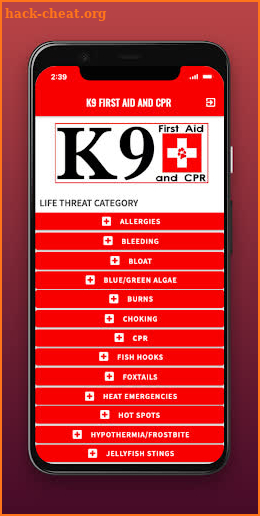 K9 First-aid and CPR screenshot