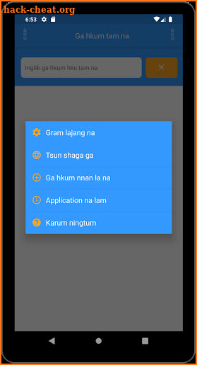 Kachin Dictionary App screenshot