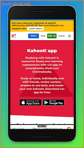 Kahot Guide for Teachers and Student screenshot