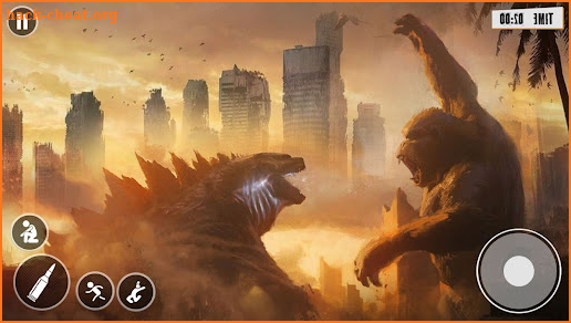 Kaiju Godzilla Kong Attack 3D screenshot
