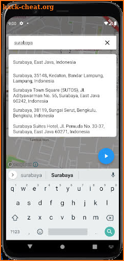 Kaizala GPS screenshot