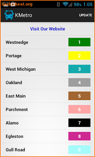 Kalamazoo Metro Transit screenshot