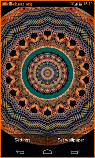 Kaleidoscope Live Wallpaper screenshot