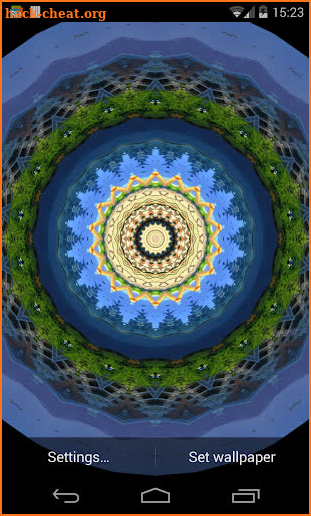 Kaleidoscope Live Wallpaper screenshot