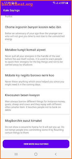Kalenjin Proverbs screenshot