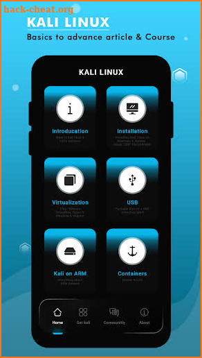Kali Linux Advance screenshot