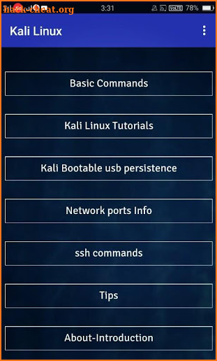 Kali Linux all Tutorials screenshot