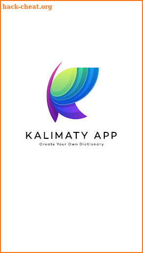 Kalimaty - Create Your Own Dictionary. screenshot