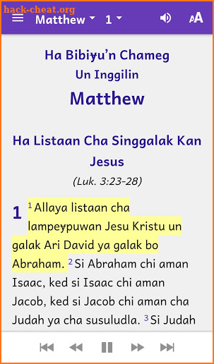 Kalinga Lubuagan Bible screenshot